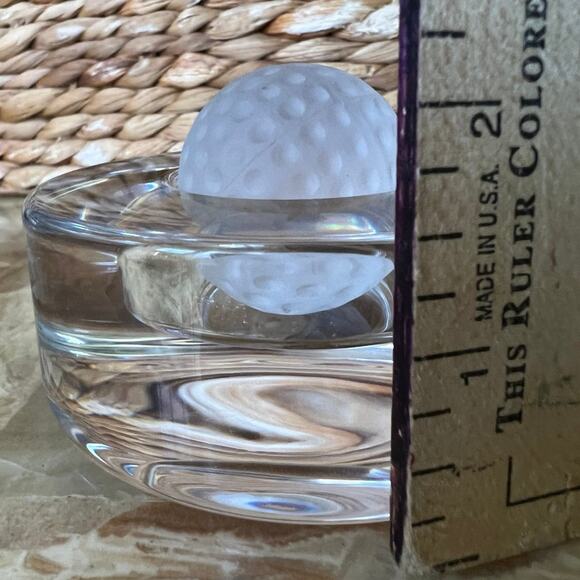 Orrefors Swedan Golf Art Glass - Picture 5 of 5